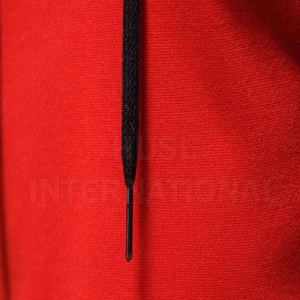 Wholesale Custom Long Sleeve Dropped Shoulders Heavyweight Cropped Fit <b>Wool</b> Blend Knitted Hoodie - Product Image 3