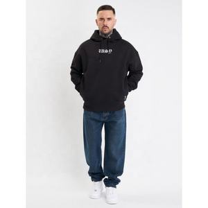 Sweat-shirt à capuche brodé personnalisé avec logo OEM, tendance 2024, coton lourd de qualité supérieure, coupe ample, imprimé en polaire - Product Image 2