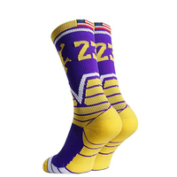 Chaussettes de sport pour homme en Spandex/Polyester, personnalisées OEM, haute qualité, séchage rapide, antibactériennes, respirantes, absorbant la transpiration, échantillon en 3/7 jours