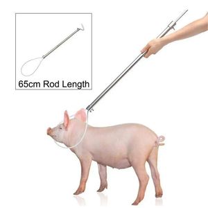 Poteau de capture de porc plaqué chrome robuste avec verrouillage de sécurité pour une manipulation sécurisée des animaux - Product Image 2
