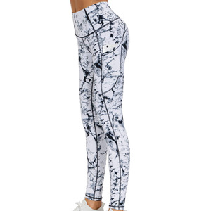 Pantalones de Yoga de compresión para mujer, mallas elásticas para Fitness, mallas transpirables para correr y hacer ejercicio, mallas elásticas altas - Product Image 4