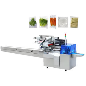 Horizontal Wrapping Flow Pack Packaging <b>Machine</b> Fruit & Vegetable Packing <b>Machine</b> for Small Businesses Flow Pack Packaging food - Product Image 2