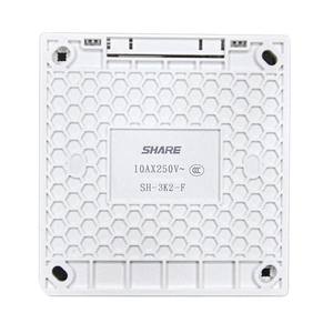 Interrupteur d'éclairage 3 gangs 2 voies blanc simple 10A 250V, idéal pour résidences, hôpitaux, hôtels et appartements - Vente chaude - Product Image 3