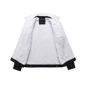 <b>Men's</b> Vintage Denim <b>Jacket</b> 100% Cotton Plain Dyed with Horn Button Closure Coated ODM Processing Winter Season - Product Image 4