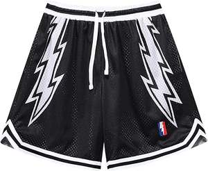 Shorts de basket-ball pour hommes brodés de haute qualité en gros, shorts de basket-ball personnalisés par sublimation - Product Image 6
