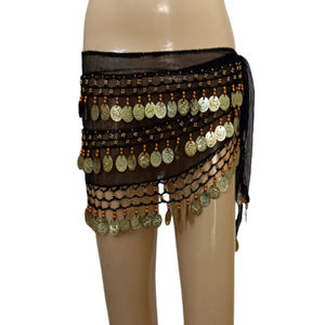 Danse du ventre hanche écharpe danse du ventre jupe Bling pièce danse Costume équipement pour femmes danseuse du ventre - Product Image 6