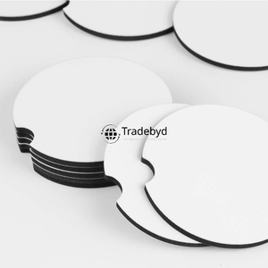 Tradebyd ที่รองแก้ว MDF โลโก้ที่กำหนดเองขายส่งเป็นมิตรกับสิ่งแวดล้อมแผ่นรองเครื่องดื่มเหมาะสำหรับร้านกาแฟร้านอาหารและกิจกรรมขององค์กร - Product Image 2