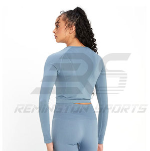 Meilleure vente Top court pour femmes de qualité supérieure Vente en ligne Top court pour femmes de couleur unie Top court pour femmes - Product Image 3