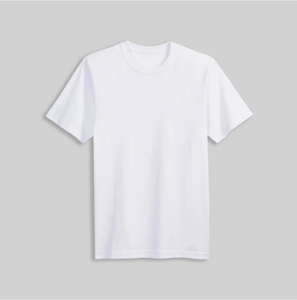 เสื้อยืดระบายอากาศได้ดีสีขาวเนื้อผ้าฝ้าย100% ป้ายโลโก้ตามสั่ง - Product Image 2