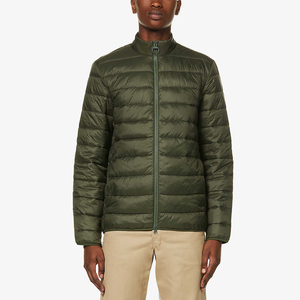 Veste matelassée d'hiver pour homme élégante et tendance, tissu respirant et léger, fermeture éclair personnalisable, capuche avec poche - Product Image 1