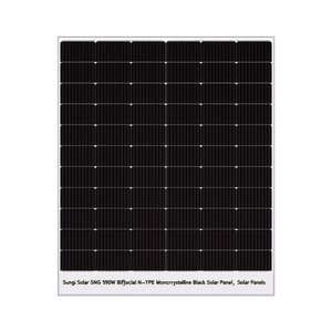 Panneau solaire monocristallin noir bifacial de type N SNG 585 550W de Sungi Solar - Product Image 2