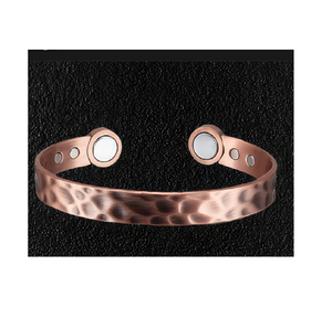 2025 Black Friday Copper Cuff Sale Handmade Halloween Bat Charm Copper 6 Magnet <b>Healing</b> for Women shimmering <b>bracelet</b> jewelry - Product Image 1