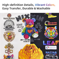 MEILLEURE QUALITÉ DTF Film Transfert Transfert De Chaleur Sur Tissu T-shirt 30cm 60cm Double/Simple Face DTF Pet Film