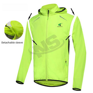 Chaqueta Cortavientos Impermeable con Capucha de Lona de Alta Calidad para Hombre, Diseño Personalizado, Ligera, para Uso en Exteriores, con Logotipo Frontal - Product Image 2