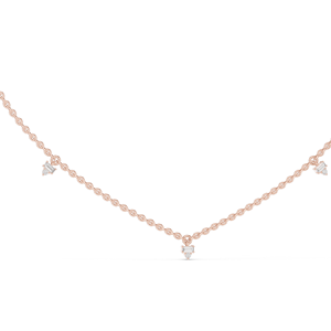Collier en diamant de laboratoire 0,305 CT, pendentif chaîne en diamant VVS-VS EF, or 18 carats, 14 carats, or rose, or jaune, or blanc, luxe, haute joaillerie - Product Image 2