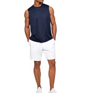 Camiseta sin Mangas de Algodón para Hombre, Personalizable con Logotipo, Transpirable, de Secado Rápido, Ecológica, para Gimnasio y Ejercicio, Precio Bajo, Informal, Tejida - Product Image 2