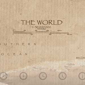 Mapa del Mundo XXL, Estilo Vintage, Colección MAPS in MINUTES - Product Image 6