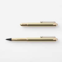 Stylo suspendu Art Déco en aluminium de qualité supérieure, finition polie, couleur et logo personnalisables, pour carnets, usage professionnel, écriture professionnelle