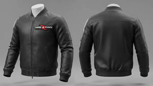 Chaqueta de Cuero para Hombre, Nueva Moda de Invierno, Cuello Alto, Logotipo Frontal, Impermeable, Transpirable, de Alta Calidad, Personalizable, Tinte Liso - Product Image 5