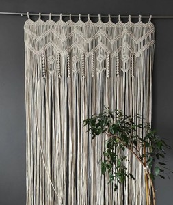 Macrame Doorway <b>Curtains</b> | Bohemian Room Divider | Handmade Door String <b>Curtain</b> - Product Image 1