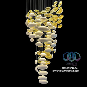 Collection d'éclairage décoratif de luxe artistique moderne lustre de plafond pour les EAU KSA USA Chine Qatar Koweït Bahreïn Oman suspendu - Product Image 6