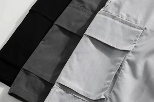 Cargo Casual Shorts Boys Trend Loose Fashion Summer Ice Silk Men Big Pocket Quarter PantsDDP envío - Product Image 6