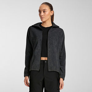 แจ็กเก็ตขนแกะขั้วโลกสำหรับผู้หญิงระบายอากาศได้ดีมีซิปคอตั้งสำหรับกีฬาฤดูหนาวกลางแจ้งปีนเขาตั้งแคมป์ทำงาน - Product Image 1