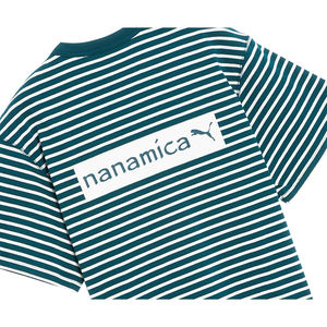 Puma Nanamica Stripped Mens Knits & Tees Couleur : Vert/Blanc 100% authentique - Product Image 1