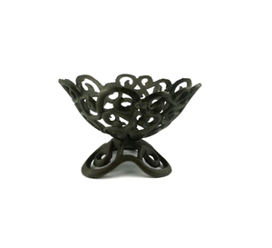 Corbeille à fruits vintage de luxe en aluminium fait main, couleur et taille personnalisées, noir poli, panier de service, maison, bureau, élégant, mariage - Product Image 5