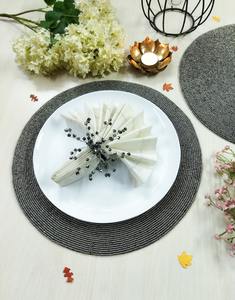 Ensemble de décoration de table en perles, kit de tissage de perles fait main, set de table en perles brodées, pièce centrale brodée, exportation d'usine, fourniture élégante personnalisée - Product Image 6