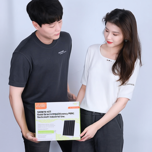 แผงโซลาร์เซลล์ SolarParts PG-GSP430W 430W ชนิด N-Type HJT โมโนคริสตัลไลน์ เกรด A ประสิทธิภาพสูง PERC แผ่นหลังสีขาว สำหรับใช้งานในอุตสาหกรรม - Product Image 2