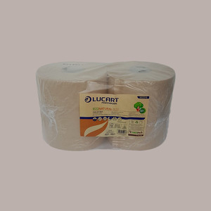 Lucart ผ้าธรรมชาติ2ม้วนสีน้ำตาล econatural แผ่น800อเนกประสงค์ผ้าอุตสาหกรรม - Product Image 2