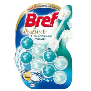 Bloc nettoyant pour toilettes Bref Deluxe Lovely Jasmine 50g X 3 Pack - Product Image 3