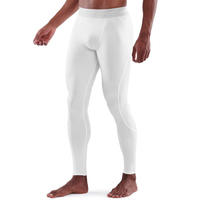 Leggings Deportivos para Hombre, de Alta Elasticidad, Compresión, Transpirables, de Poliéster/Nailon, Secado Rápido, Cintura Elástica