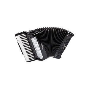 Authentique <span class=keywords><strong>FR</strong></span>-<span class=keywords><strong>8X</strong></span> <span class=keywords><strong>Roland</strong></span> V-accordion Clavier Type BK Noir 41 touches 120 basses - Product Image 2