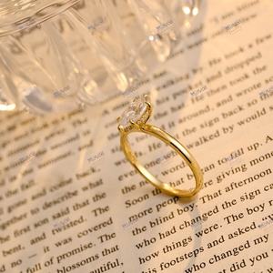 Elegante anillo de moissanita de corte Marquesa, regalo de aniversario perfecto para esposa, símbolo brillante de amor - Product Image 4