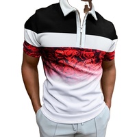 Chemises personnalisées imprimées en tricot 100% coton de haute qualité, sublimation numérique, impression intégrale, brodées, séchage rapide, évacuation de l'humidité, couleur unie