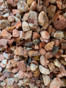 Adoquín y guijarro de piedra natural triturada púrpura 2x4mm Diseño moderno para decoración exterior de Villa con 2 años de garantía - Product Image 3