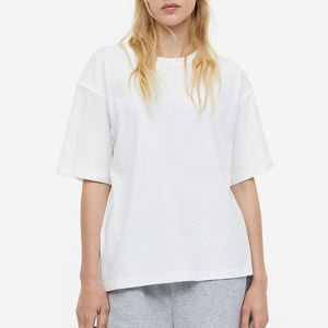 Été Femmes Plus Size Korean Loose Round Neck Pullover Print Women T Shirt Short Sleeves 100% Cotton - Product Image 1