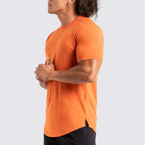 เสื้อถัก220กรัมเสื้อยืดเปล่าทำเองด้วยการพิมพ์ลายหน้าจอริงเกอร์สีทึบและเทคนิคการปัก - Product Image 5