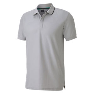 Polo pour homme en coton/polyester, respirant, confortable, col rabattu, bon marché, impression personnalisée - Product Image 1