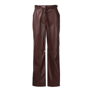 High Quality Women Leather <b>Pant</b> With Soft Material Finish And Relaxed Comfort For Everyday Fashion Wear - Product Image 1