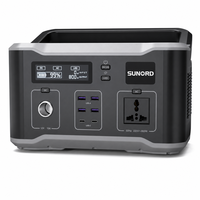 Camping Solaire Portable Alimentation de Secours Appareils Électriques Chargement Centrale Électrique Portable 1200W pour Lumière LED