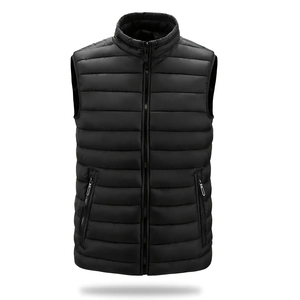 Nouvel arrivage de gilet bouffant décontracté de haute qualité pour hommes respirant sur mesure avec toile tissu bas quantité minimale de commande saison d'hiver gilet bouffant - Product Image 2