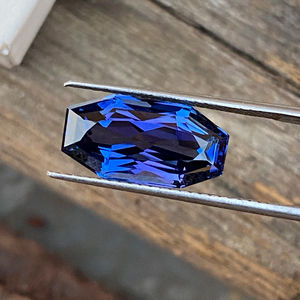 Tanzanita Certificada, Excelente Tanzanita Natural de Color Bio, Piedra de Corte de Forma Elegante, Zoisita Natural, Tanzanita de 6.25 Quilates, Limpia con Lupa - Product Image 1