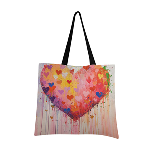 กระเป๋าช็อปปิ้งของผู้หญิงคุณภาพพรีเมี่ยมทำจากโรงงานผลิตกระเป๋ามีซิปพิมพ์ลาย3D - Product Image 3