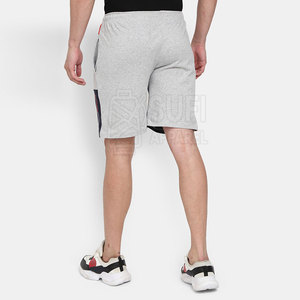 Pantalones Cortos Deportivos para Hombre, Diseño para Fitness y Running, 100% Algodón, Sólidos, Casuales, Transpirables, de Secado Rápido, con Cordón Ajustable - Product Image 3