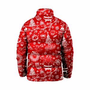 เสื้อแจ็คเก็ตพัฟเฟอร์กันน้ำแบบมีฮู้ดสำหรับผู้ชาย สไตล์ไฮสตรีท  รักษ์โลก  แขนยาว  รับสั่งทำโลโก้ สี และขนาดได้ - Product Image 2