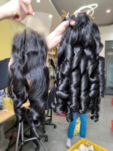 Venta al por mayor de paquetes de pelo brasileño superventas Magic Bouncy Wave estilo crudo cabello humano vietnamita con colores naturales y mixtos - Product Image 3