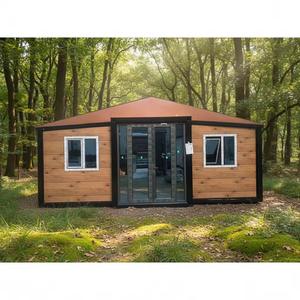 Casa Contenedor Prefabricada Portátil Totalmente Nueva de 20 Pies, Villa Móvil de Lujo con Dos Dormitorios, Sala de Estar y Baño, para Uso en Resorts - Product Image 1